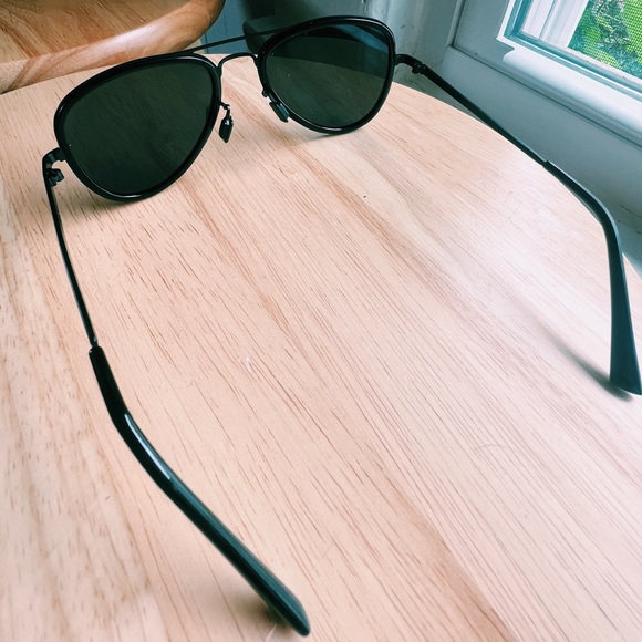 Designer aviators. Black. - Picture 4 of 5